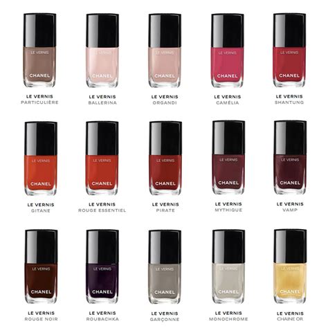 chanel nail polish evanescence|Chanel nail polish color chart.